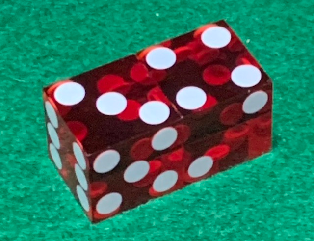 All 7's dice set with 3/4 on top