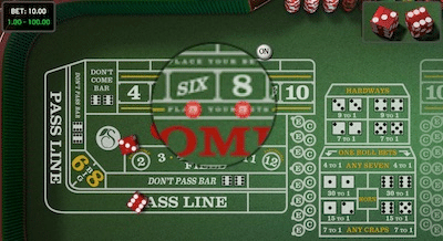 Three and Down Craps system